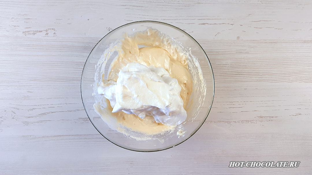 Персиковый йогуртово-творожный торт